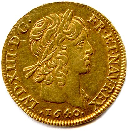 null LOUIS XIII le Juste 1610-1643

Tête du roi avec la mèche courte. 

R/. Croix...