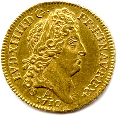 null LOUIS XIV le Grand 1643-1715

Tête agée et laurée du roi. Étoile (Louis Euldes...