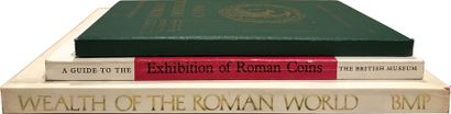 null Lot de 3 OUVRAGES concernant les MONNAIES ROMAINES 

2 volumes brochés et un...