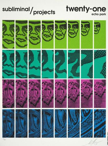 Shepard FAIREY Shepard FAIREY (1960) - Subliminal projects, Twenty one Echo Park...
