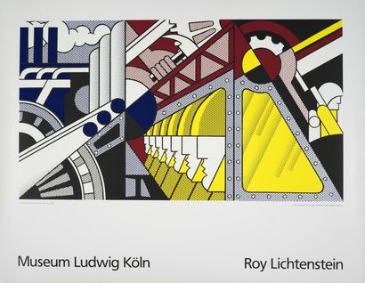 Affiche Lichtenstein Roy Lichtenstein Museum Ludwig Koln, affiche en couleurs, 70...