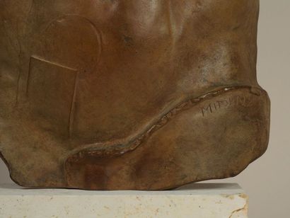 Igor MITORAJ Igor MITORAJ (1944-2014) - Perseus - Bronze sculpture with brown patina...