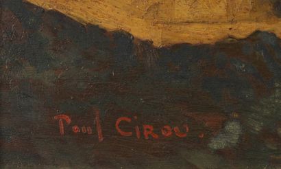 Paul Cirou Paul CIROU (1869-1951) Sidi oucha, 1931 - Oil on panel signed below left...