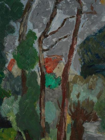 LUCIEN MARTIAL Lucien MARTIAL ( 1892 1987) Landscape - Oil on panel signed below...