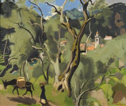 Joseph INGUIMBERTY Joseph INGUIMBERTY (1896-1971) - Orientalist landscape - Oil on...