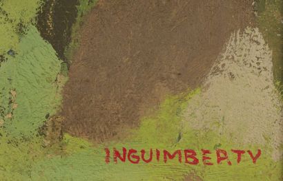 Joseph INGUIMBERTY Joseph INGUIMBERTY (1896-1971) - Paysage animé orientaliste -...