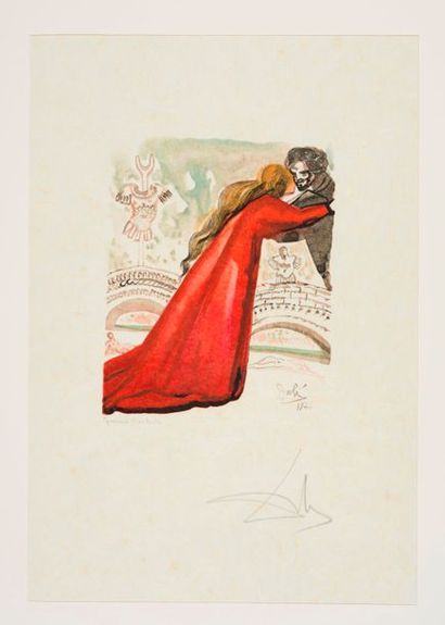 Salvador DALI Salvador DALI (1904-1989) Antica - Set of thirteen lithographs in a...