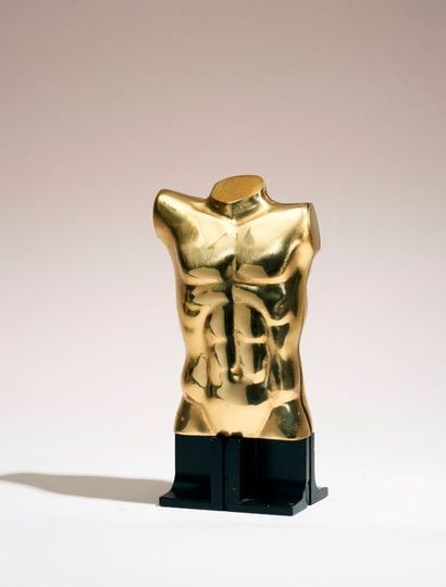 MIGUEL BERROCAL Miguel BERROCAL (1933-2006) - Epigastric torso - Bronze print - Black...