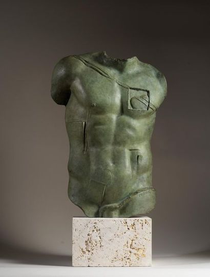 Igor MITORAJ Igor MITORAJ (1944-2014) - Perseus - Patinated bronze sculpture signed...