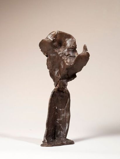 Apelles FENOSA FENOSA (1899-1988) - Babylonian, 1964 - Bronze with nuanced patina...