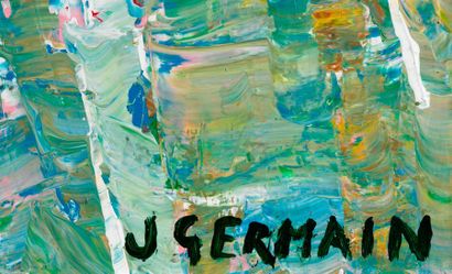 Jacques GERMAIN Jacques GERMAIN (1915- 2001) - Composition - huile sur toile signée...