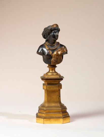 Auguste CLESINGER Auguste CLESINGER (1814-1883) Jeune femme à l'antique - Bronze...