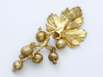 Claude LALANNE Claude LALANNE (1925-2019) - Earrings'''Gooseberries'' - 1983

Pair...