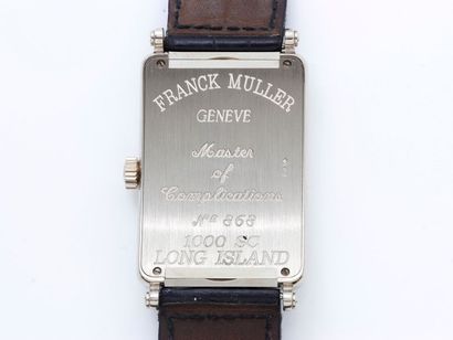 FRANCK MULLER FRANCK MULLER ''LONG ISLAND N° 868'' Men's wristwatch in 750-thousandths...
