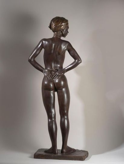Véronique RICHARD Véronique RICHARD- Claudine - Bronze signed and numbered 4/8, Barthelemy...