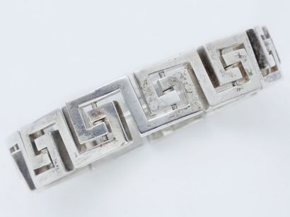 HERMES HERMÈS PARIS

Articulated silver bracelet 800 thousandths composed of a series...