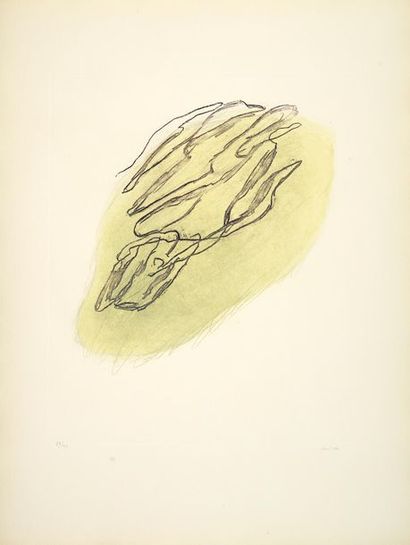 Jean FAUTRIER Jean FAUTRIER (1898-1964)- Vegetable forms - Etching and aquatint in...