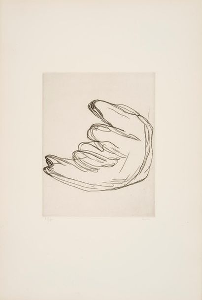 Jean FAUTRIER Jean FAUTRIER (1898-1964) - Femme douce - Engraving numbered out of...