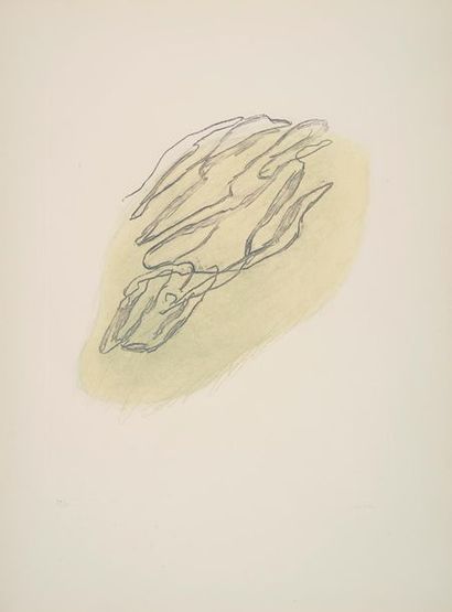 Jean FAUTRIER Jean FAUTRIER (1898-1964) - Formes végétales- Engraving, signed in...