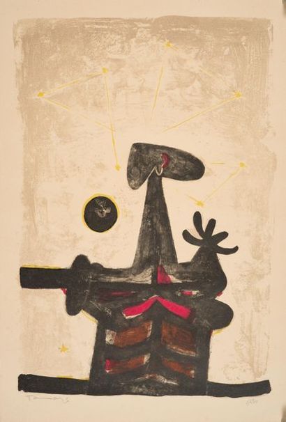 Rufino TAMAYO Rufino TAMAYO (1899-1991) - Composition - Lithograph signed in pencil...