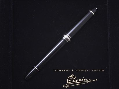 MONTBLANC MONTBLANC ''Meisterstück Tribute to Frédéric Chopin''.

Black resin fountain...