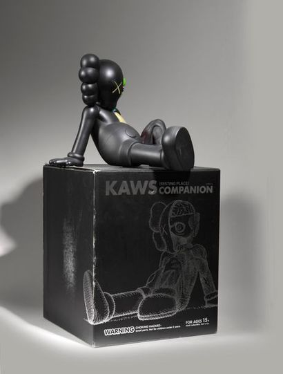 KAWS KAWS (1974) - Resting place Companion (Black) , 2012-13 - Original Fake Edition,...