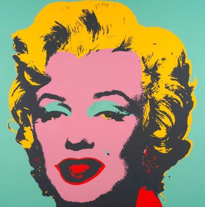 ANDY WARHOL Andy WARHOL - D'après - Marilyn - Lithographie - 91 x 91 cm