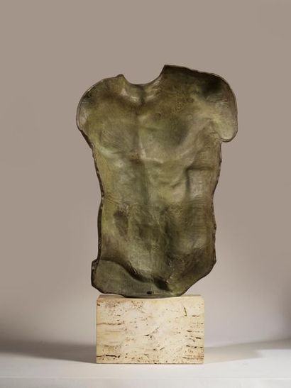 Igor MITORAJ Igor MITORAJ (1944-2014) - Perseus - Bronze sculpture with dark green...