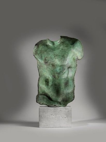 Igor MITORAJ Igor MITORAJ (1944-2014) - Perseus - Bronze with shaded green patina...
