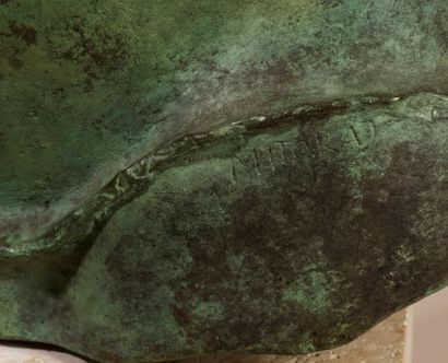 Igor MITORAJ Igor MITORAJ (1944-2014) - Perseus - Bronze with shaded green patina...