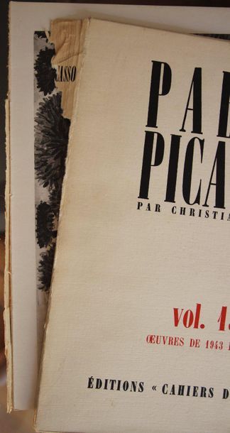 Pablo PICASSO Pablo Picasso par Christian Zervos volume 13, oeuvres de 1943 et 1944,...