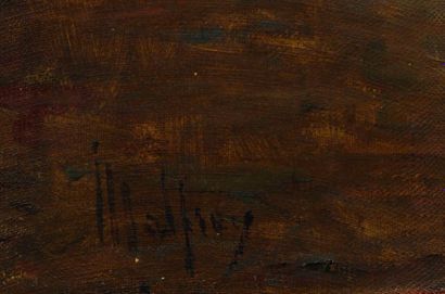 Henri MALFROY Henri MALFROY (1895-1942) - Martigues, huile sur toile signée en bas...