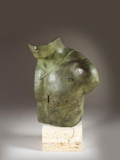 Igor MITORAJ Igor MITORAJ - Aesclepios - Sculpture en bronze à patine verte signée...
