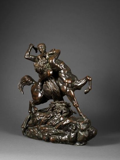 Antoine Louis BARYE Antoine-Louis BARYE (1795-1875) - Thésée combattant le centaure...