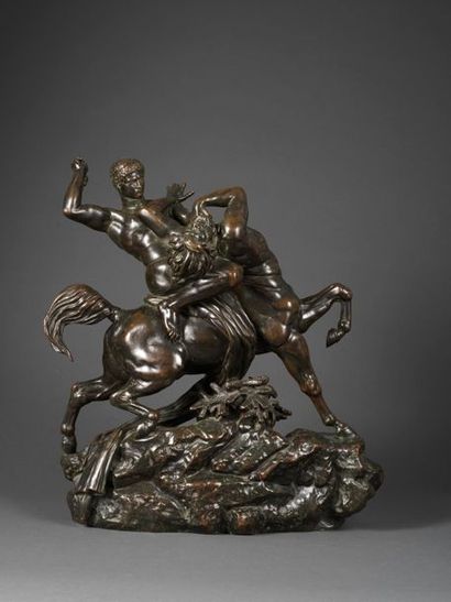 Antoine Louis BARYE Antoine-Louis BARYE (1795-1875) - Theseus fighting the Centaur...