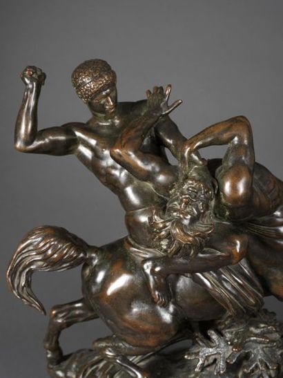 Antoine Louis BARYE Antoine-Louis BARYE (1795-1875) - Theseus fighting the Centaur...