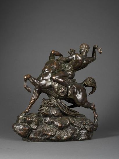 Antoine Louis BARYE Antoine-Louis BARYE (1795-1875) - Thésée combattant le centaure...