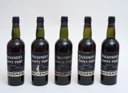 PORTO MACKENZIE 5 bouteilles PORTO MACKENZIE Tawny (niveaux léger bas, étiquettes...
