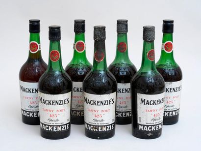 PORTO MACKENZIE 7 bottles PORTO MACKENZIE "Oporto" 425 Tawny (levels: 2 light low,...
