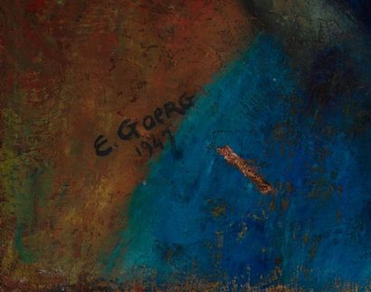 Edouard Joseph GOERG Edouard Joseph GOERG (1893-1969) - Danseuses - Huile sur toile...