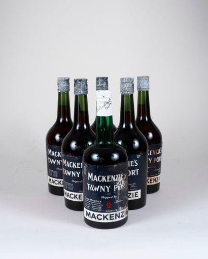 PORTO MACKENZIE 6 bouteilles PORTO MACKENZIE Tawny (niveaux léger bas, étiquettes...