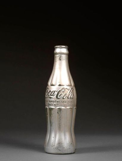 ANDY WARHOL Andy WARHOL - You're in - Metallic gray Coke bottle - Note :The artist...