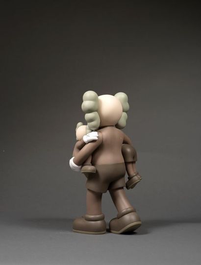 KAWS KAWS - Clean State Grey Brown - Medicom - 36.2 x 17.8 x 17.8 cm - Boîte d'origine...