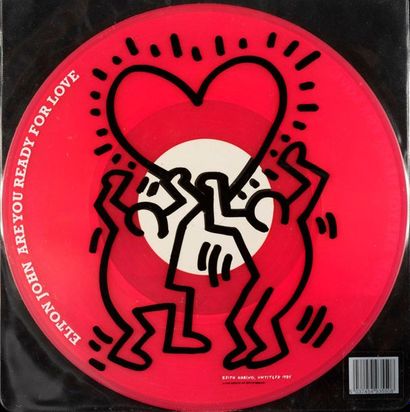 Keith HARING (d'après) Keith HARING (D'après) - Are You Ready For Love, 1985 - Impression...