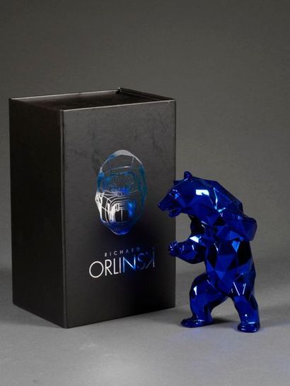 Richard Orlinski Richard ORLINSKI - Bear Spirit (Blue Édition) -Résine - Edition...