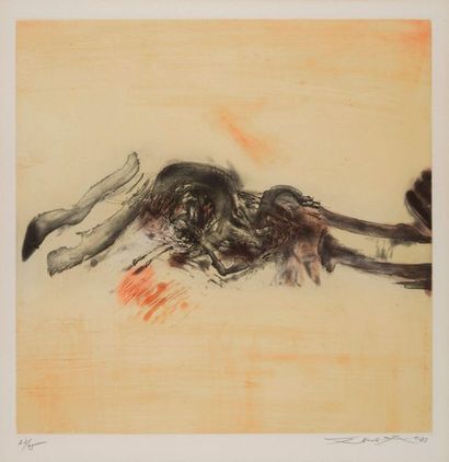 ZAO WOU KI ZAO WOU KI (1921-2013 ) - Composition - Engraving signed and dated 1971...