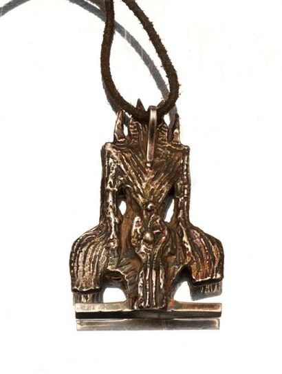 Wilfredo Lam Wilfredo LAM (1902-1982) - Yemaya Pendant - Silver Bronze - 6 x 4 cm...