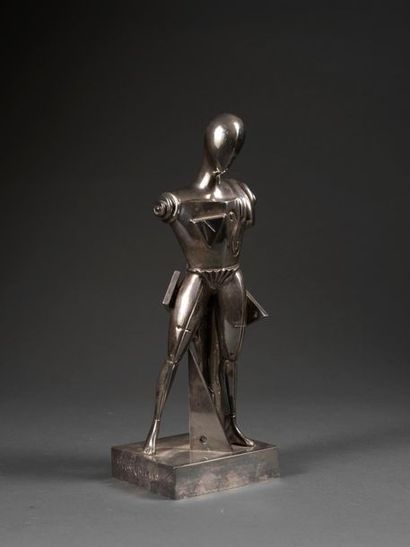 GIORGIO DE CHIRICO Giorgio DE CHIRICO (1888-1978) - Il Trovatore - Bronze with silver...