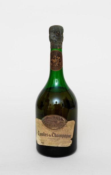 Taittinger 1 bouteille CHAMPAGNE TAITTINGER 1955 Comte de Champagne (niveau mi épaule,...