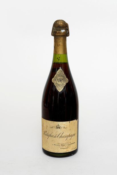 RATAFIA DE CHAMPAGNE 1 bottle RATAFIA DE CHAMPAGNE 1743 (from the House's vineyards)...